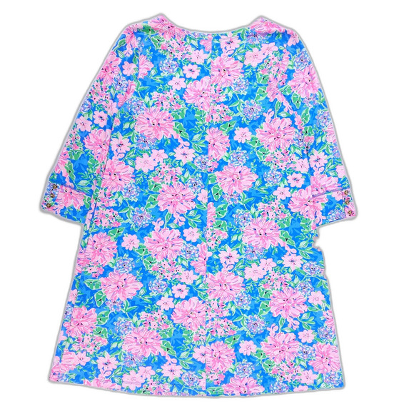 LILLY PULITZER Solia ChillyLilly Mini Dress Spring In Your Step 70s Beachy Boho - Picture 7 of 12